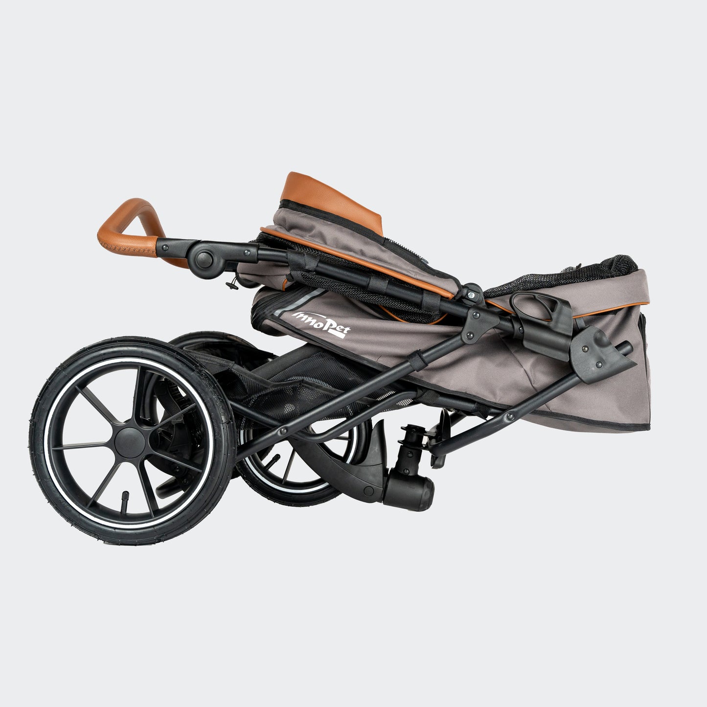 InnoPet Premium Cozy Air - Met Gratis Regenhoes - Hondenbuggy - Beige - Max 25kg - Hondenbuggyspecialist.nl