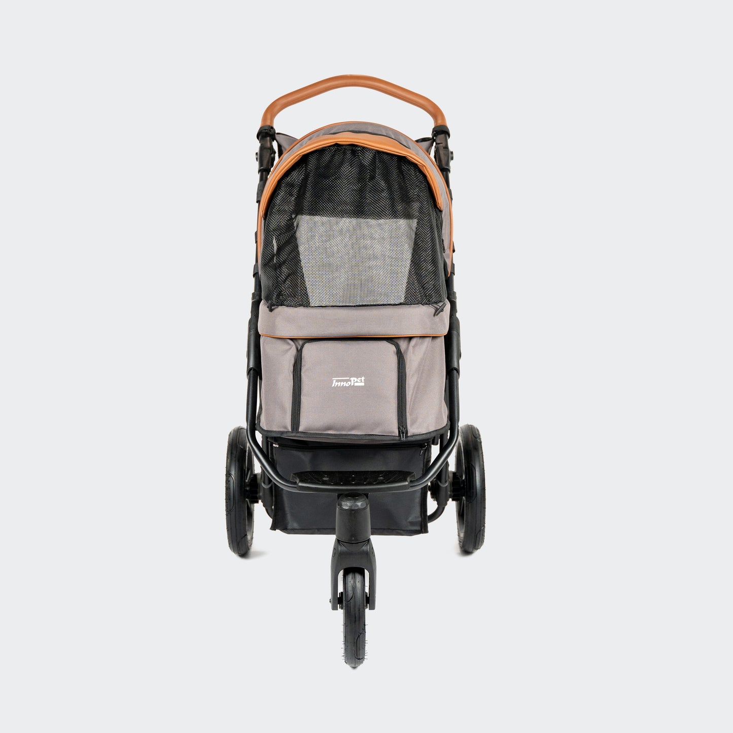 InnoPet Premium Cozy Air - Met Gratis Regenhoes - Hondenbuggy - Beige - Max 25kg - Hondenbuggyspecialist.nl