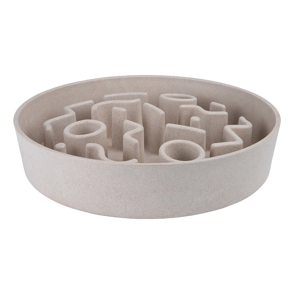 BAMBOO Slow Feeder voor Honden - Merengue, Maat: Ø28 cm (2500ml) - Hondenbuggyspecialist.nl
