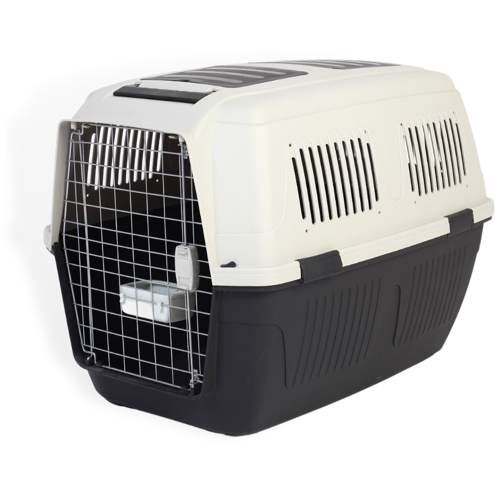 Topmast Transportbox Deluxe - Voor Huisdieren - IATA Reismand - Diverse Maten kleine tot grote hond - Hondenbuggyspecialist.nl