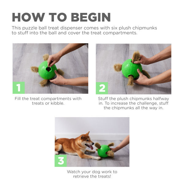 Dog Snuffle N' Treat Ball