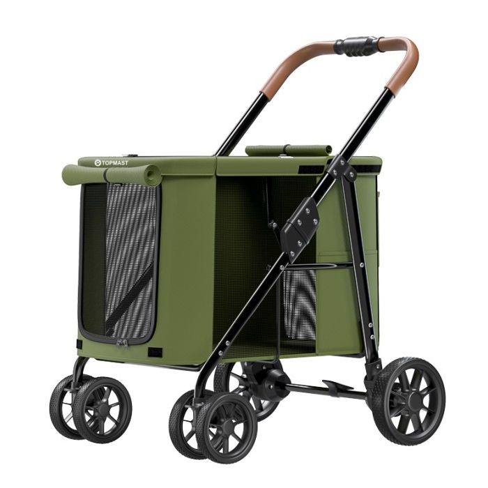 Topmast Hondenbuggy Free Life Olijfgroen Max 25 Kilo
