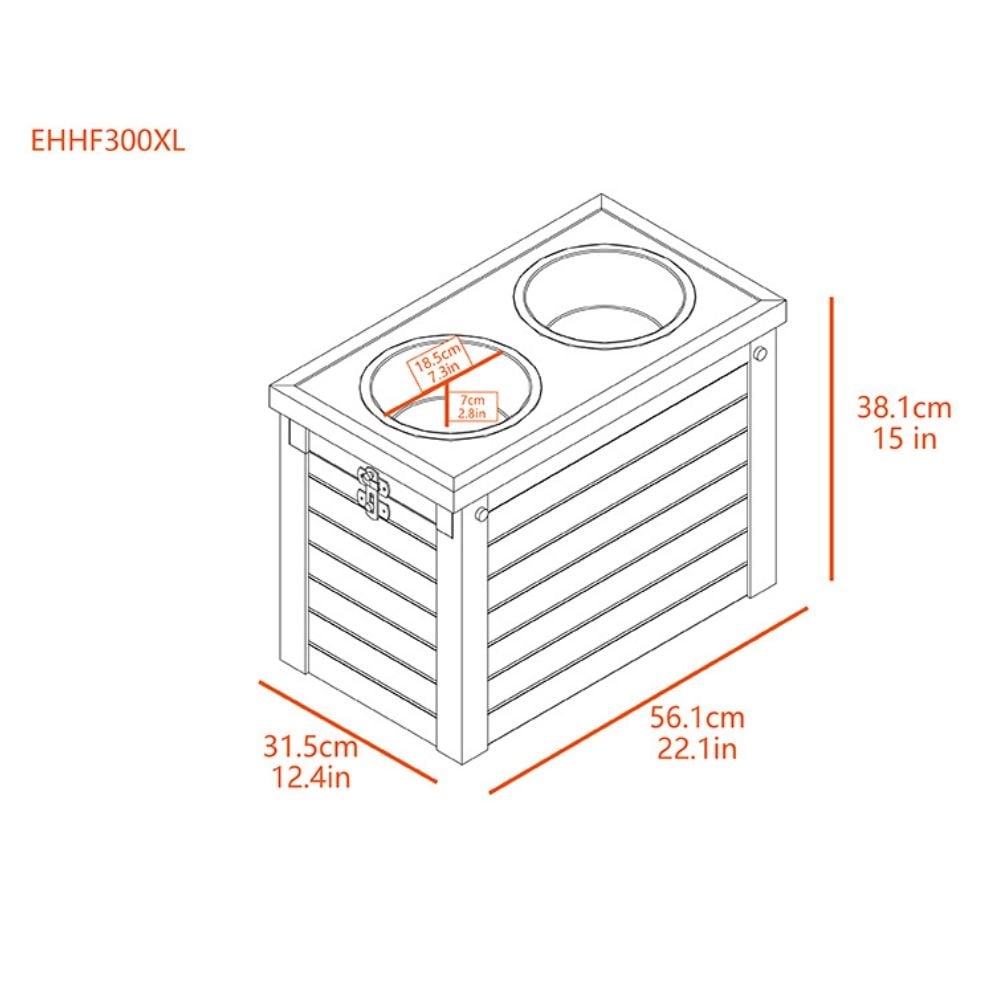 Piedmont Pet Diner XL - Hondenbuggyspecialist.nl