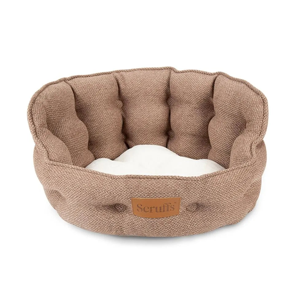 Seattle Cat Bed - Sienna Brown Ø 45 cm - Hondenbuggyspecialist.nl
