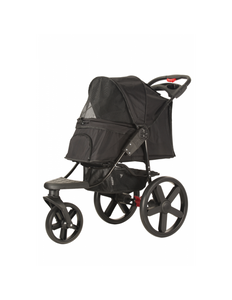Topmast Hondenbuggy COMFORT - 3 WIELEN - ZWART - Hondenbuggyspecialist.nl