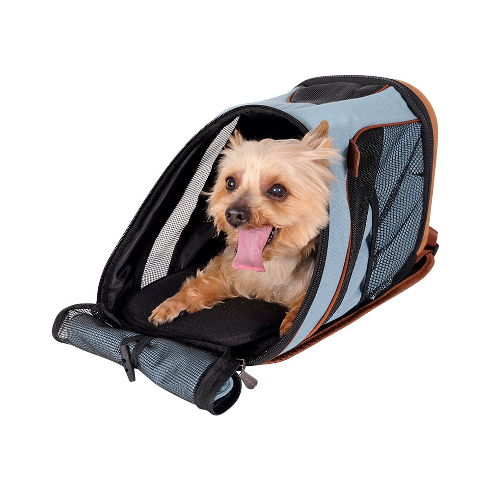 New Denim Fun Lightweight Pet Backpack - Hondenbuggyspecialist.nl