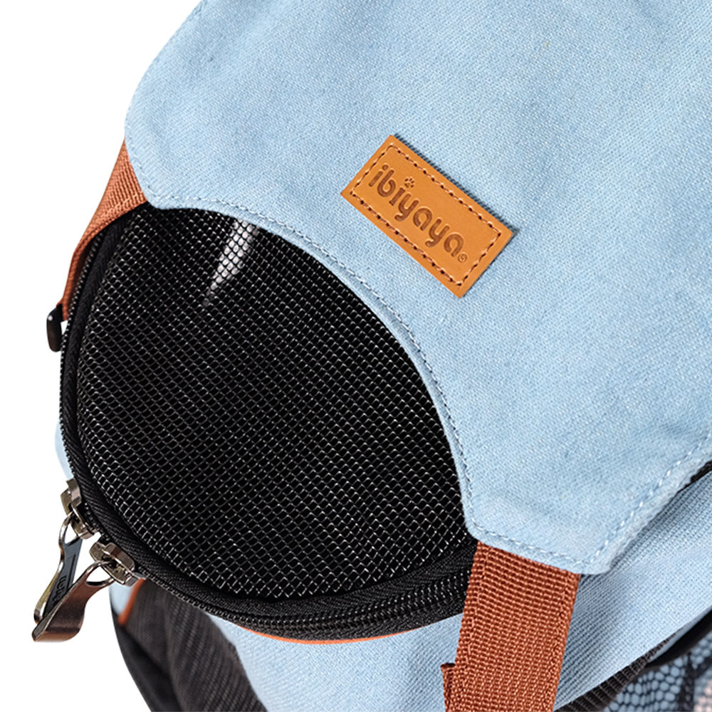 New Denim Fun Lightweight Pet Backpack - Hondenbuggyspecialist.nl