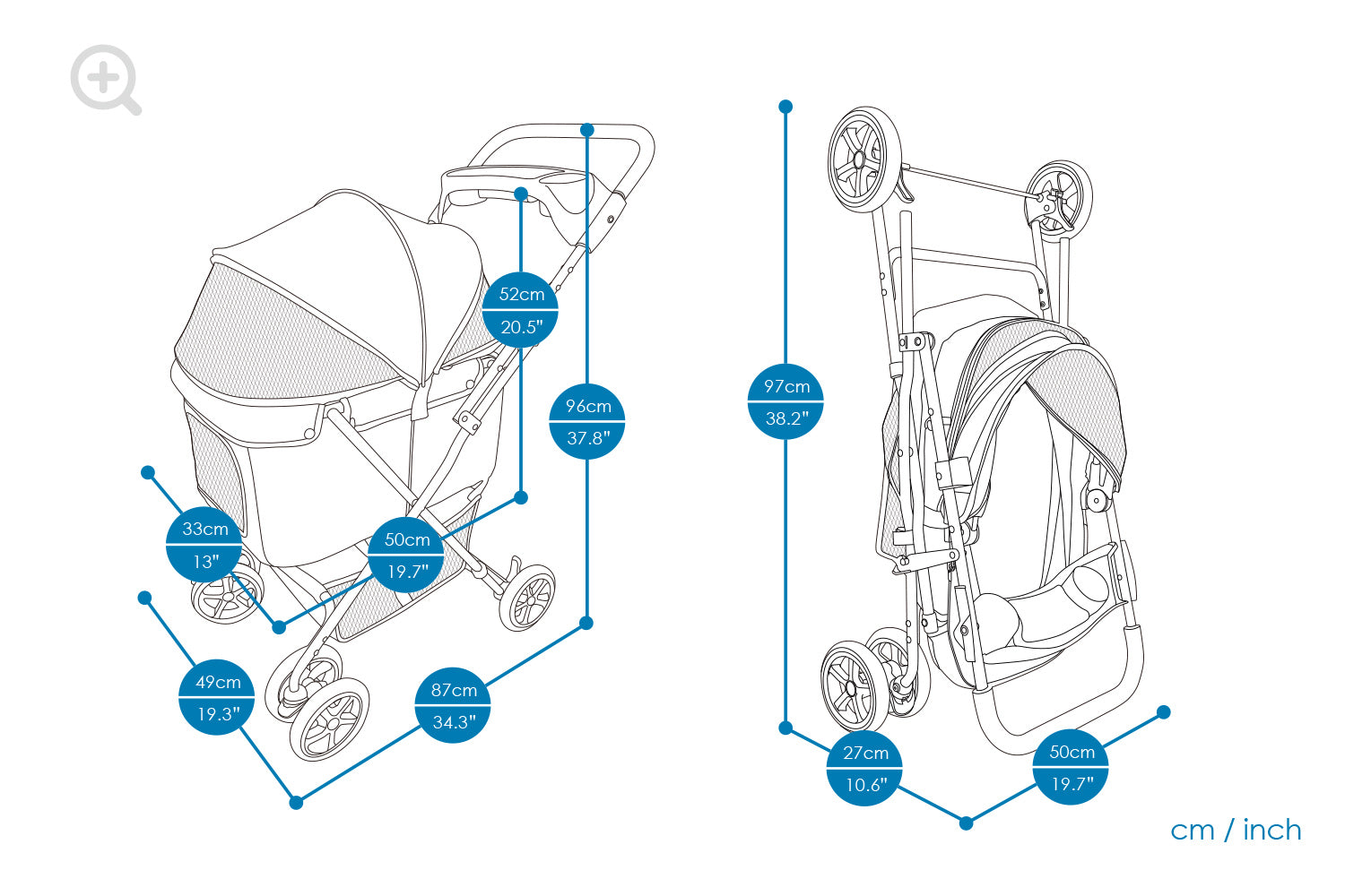 Easy Strolling Pet Buggy COMPACT - Hondenbuggyspecialist.nl