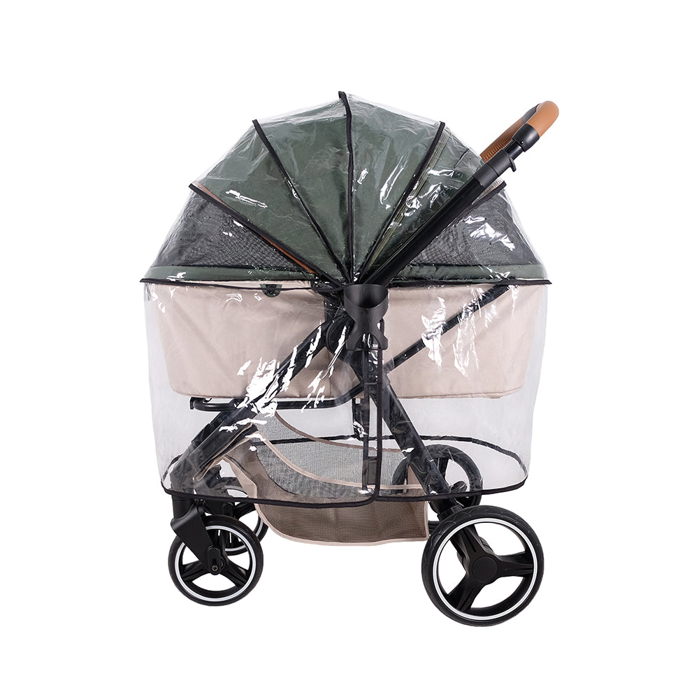 Raincover transparant Retro Luxe Stroller - Hondenbuggyspecialist.nl