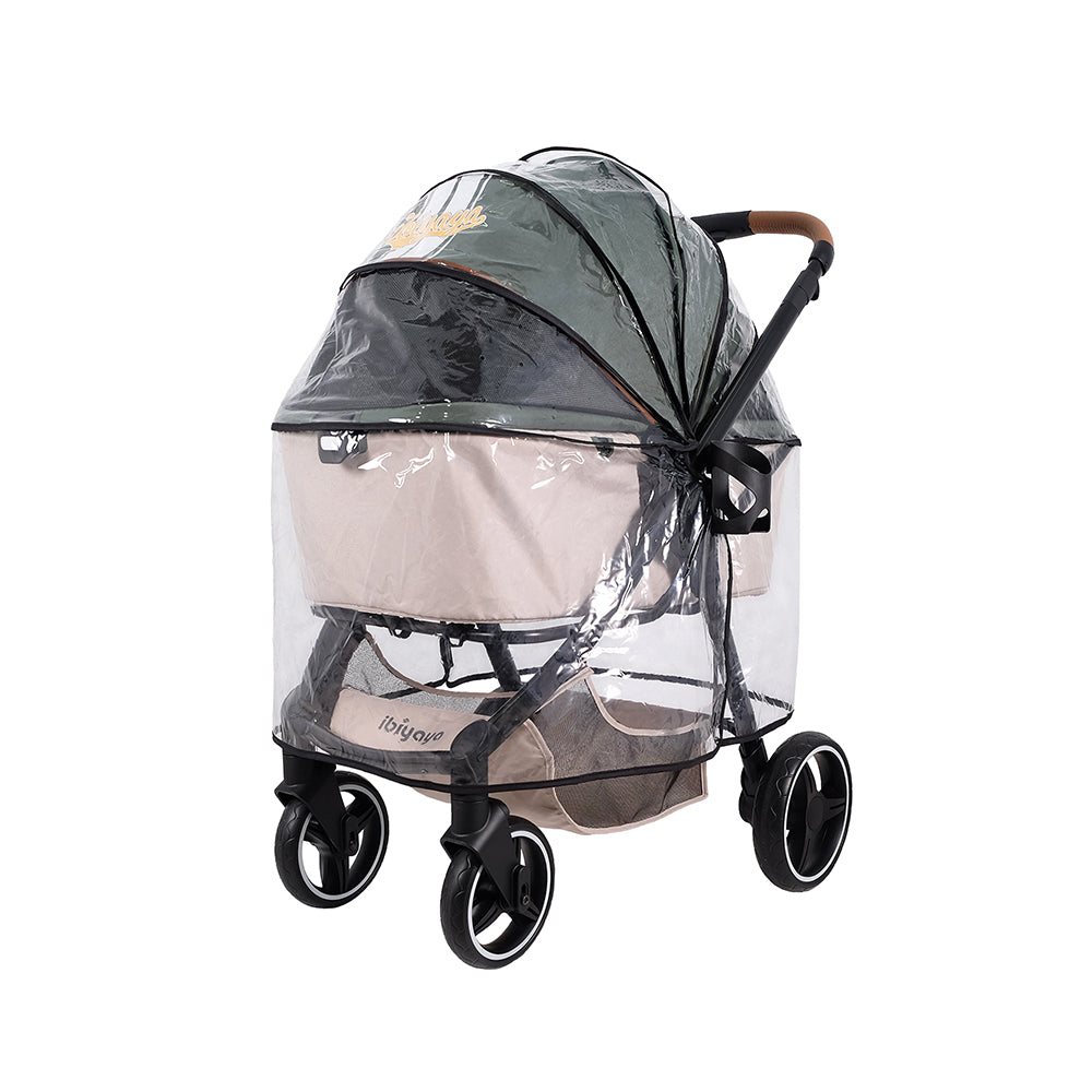 Raincover transparant Retro Luxe Stroller - Hondenbuggyspecialist.nl