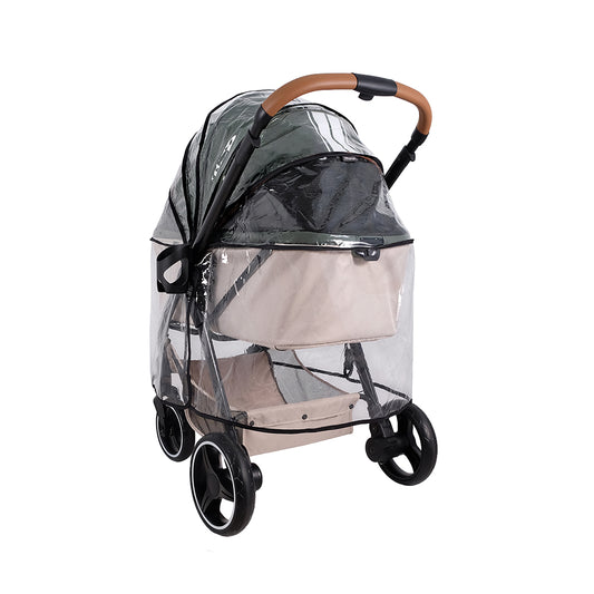 Raincover transparant Retro Luxe Stroller - Hondenbuggyspecialist.nl