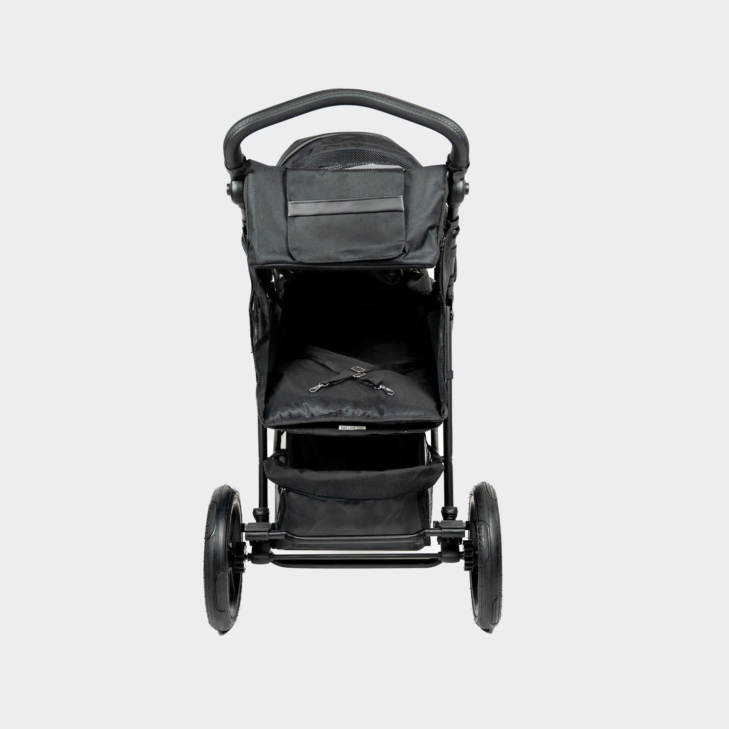 InnoPet Premium Cozy Air - Hondenbuggy INCL. regenhoes Zwart - kleine tot middelgrote hond max. 25kg.