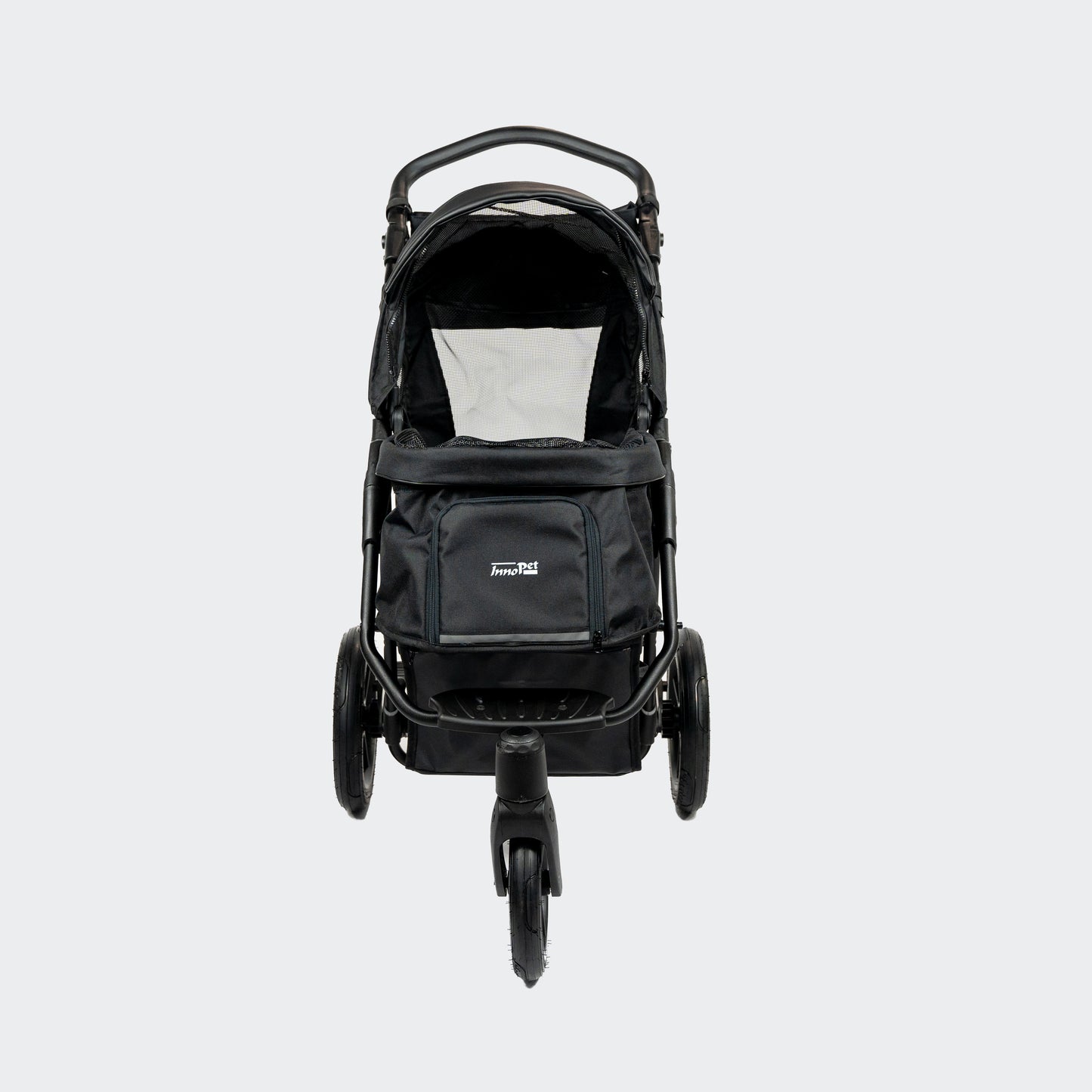 InnoPet Premium Cozy Air - Hondenbuggy INCL. regenhoes Zwart - kleine tot middelgrote hond max. 25kg.