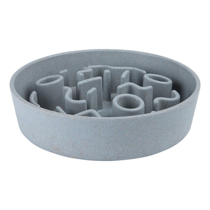 BAMBOO Slow Feeder voor Honden - Ice Blue, Maat: Ø21 cm (1200ml) - Hondenbuggyspecialist.nl