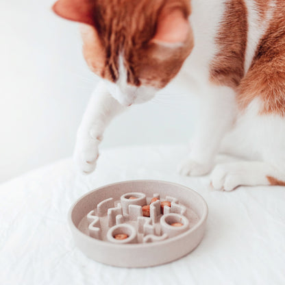 BAMBOO Slow Feeder voor Katten - Ø13,5 - Hondenbuggyspecialist.nl