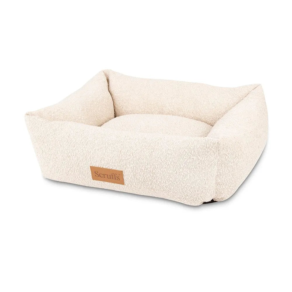 Boucle Box Bed - Ivory, Maat: Small - 50 x 40 cm - Hondenbuggyspecialist.nl