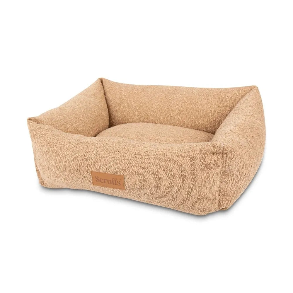 Boucle Box Bed Desert Tan, Maat: Small - 50 x 40 cm - Hondenbuggyspecialist.nl