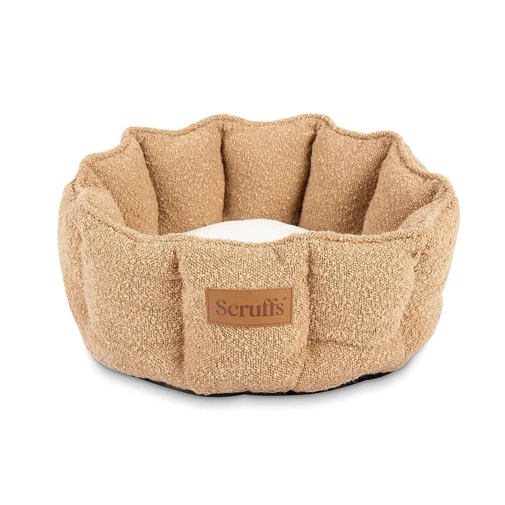 Boucle Cat bed Desert Tan - Ø 45 cm - Hondenbuggyspecialist.nl