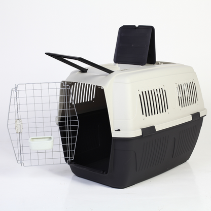 Topmast Transportbox Deluxe - Voor Huisdieren - IATA Reismand - Diverse Maten kleine tot grote hond - Hondenbuggyspecialist.nl