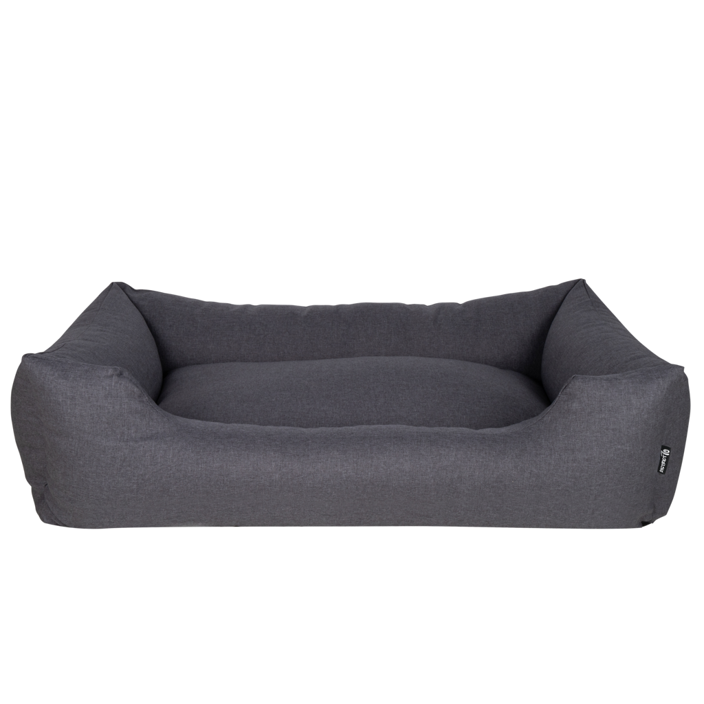 CLASSIC Box Bed Charcoal Grey, Maat: Medium - 80 x 60 cm - Hondenbuggyspecialist.nl