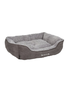 Cosy Box Bed - Grijs, Maat: Medium - 60 x 50 cm - Hondenbuggyspecialist.nl