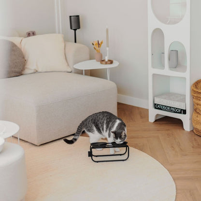 District 70 - BUTLER Voerbakstandaard voor katten - Hondenbuggyspecialist.nl