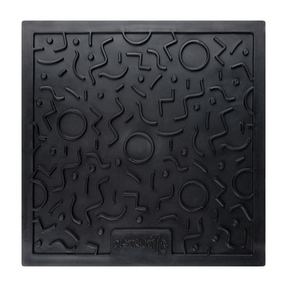 District 70  - QUEST Likmat voor honden - Donkergrijs - 28 x 28 cm - Hondenbuggyspecialist.nl