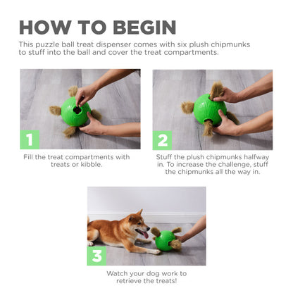 Dog Snuffle N' Treat Ball