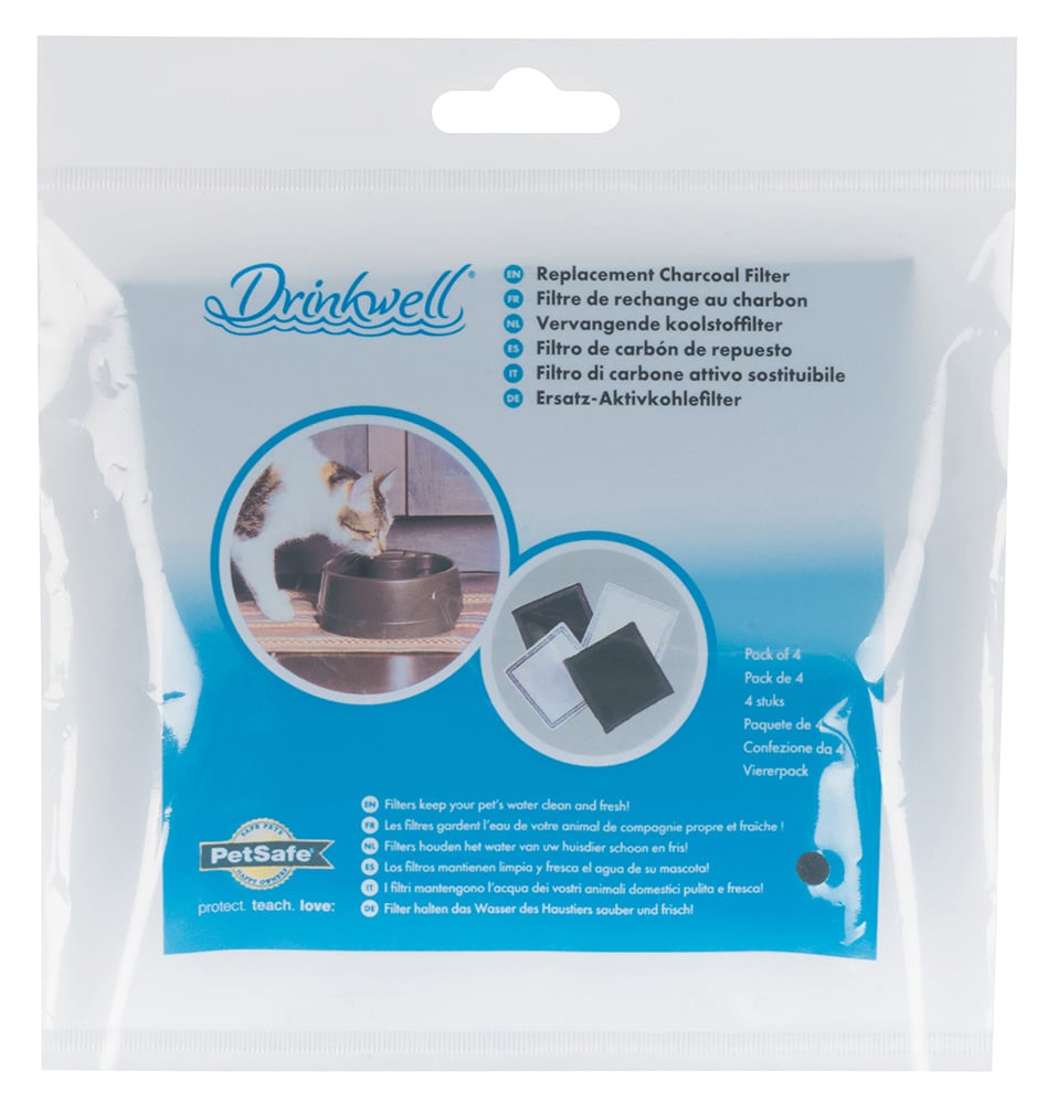 Drinkwell® Current Replacement Charcoal Filter (4-Pack)