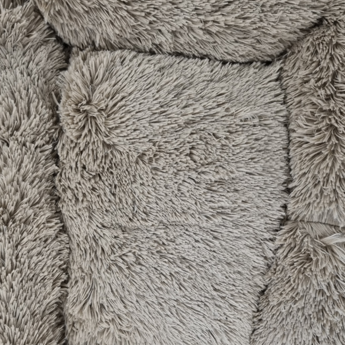 Topmast Fluffy Lounge Serie - Hondenmand - Pluche Dierenmand - Taupe  Maat XL - 97 x 68 x 20