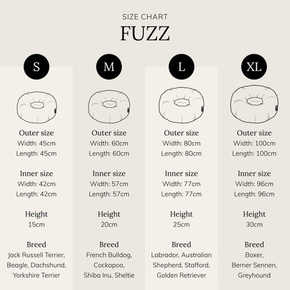 FUZZ - Oud Roze, Maat: Large - Ø80 cm - Hondenbuggyspecialist.nl