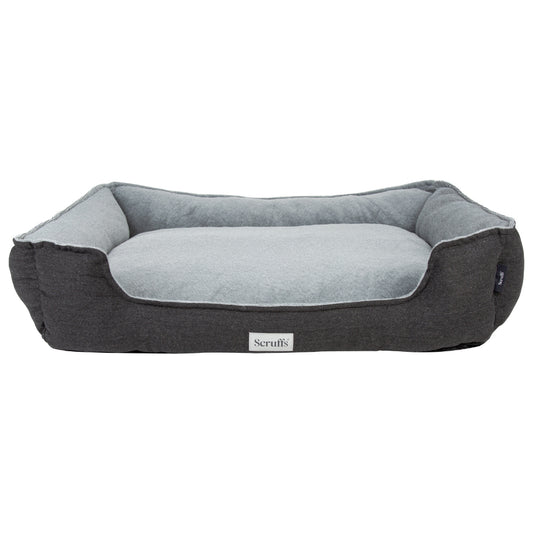 Harvard Memory Foam Orthopedisch Box Bed - Grafietgrijs, Maat: Extra Extra Large - 110 x 85 cm - Hondenbuggyspecialist.nl