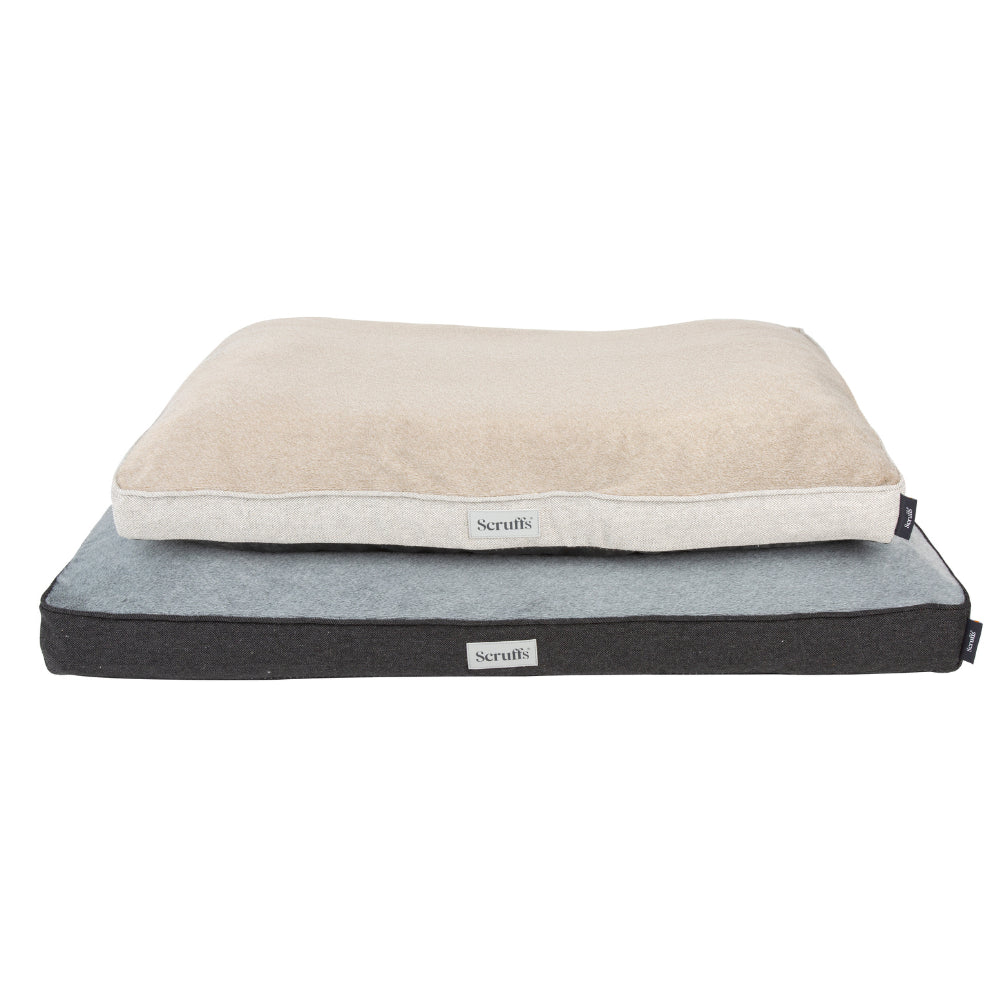 Harvard Memory Foam Orthopedisch Kussen - Grafietgrijs, Maat: Extra Large - 120 x 75 cm - Hondenbuggyspecialist.nl