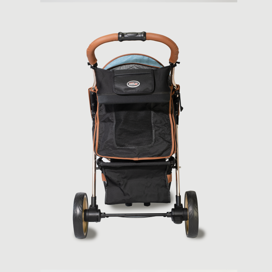 Innopet Buggy Urban Blue INCL. Regenhoes - Hondenbuggyspecialist.nl