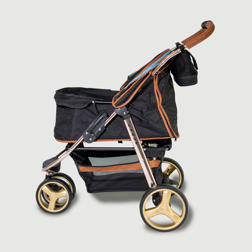 Innopet Buggy Urban Blue INCL. Regenhoes - Hondenbuggyspecialist.nl