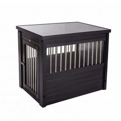 InnPlace™ Hondenbench & bijzettafel Maat: L - 91 x 61 x 71 cm, Kleur: Espresso