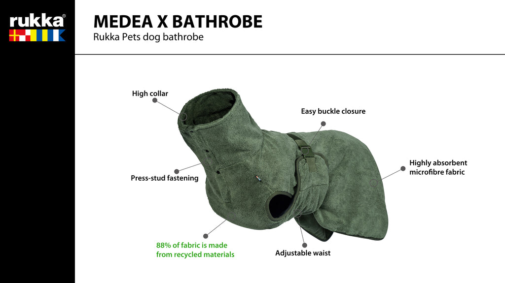 Medea ECO Bathrobe - Large - Hondenbuggyspecialist.nl