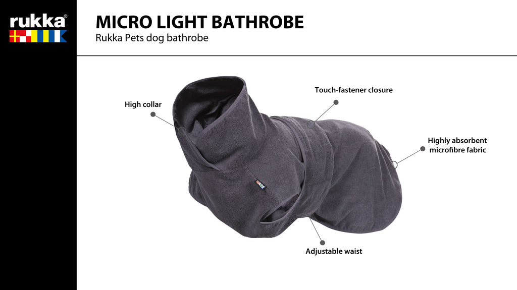 Micro Light Bathrobe - Hondenbuggyspecialist.nl