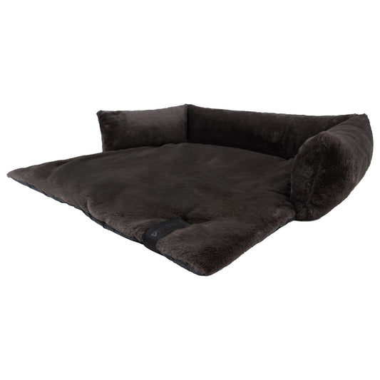 NUZZLE Sofa Bed - Donkergrijs, Maat: Large - 85 x 75 x 19 cm - Hondenbuggyspecialist.nl