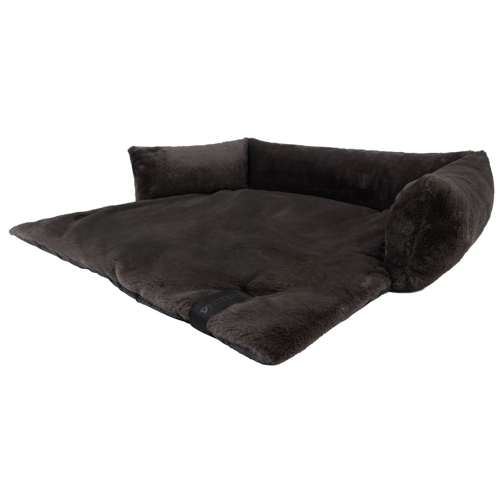 NUZZLE Sofa Bed - Donkergrijs, Maat: Small - 65 x 75 x 15 cm - Hondenbuggyspecialist.nl