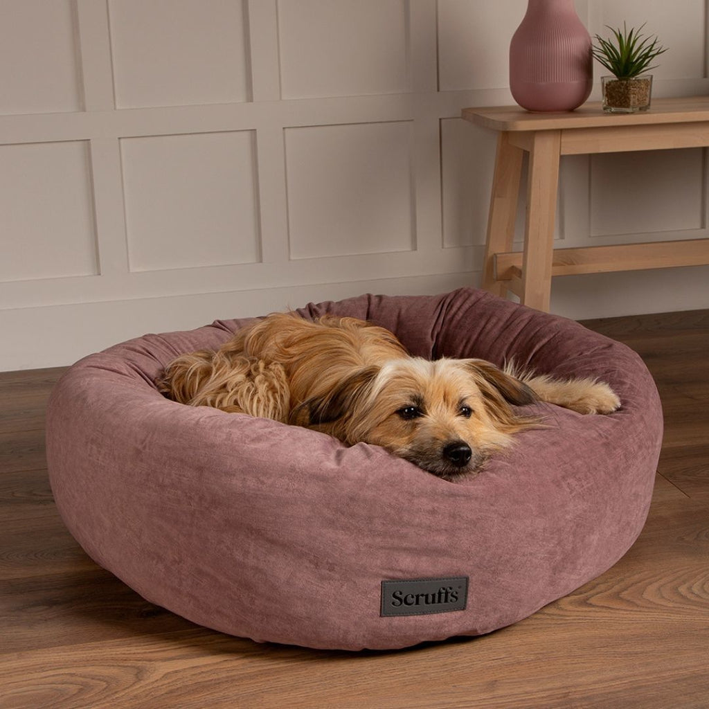 Oslo Ring Bed - Blush Pink, Maat: XX-Large - Ø 85 cm - Hondenbuggyspecialist.nl