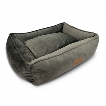 Topmast Hondenmand - SOFT VELOURS - GRIJS - Hondenbuggyspecialist.nl