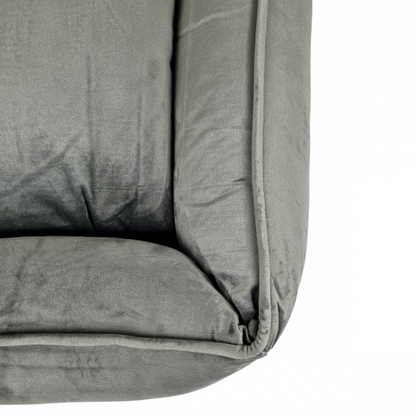 Topmast Hondenmand - SOFT VELOURS - GRIJS - Hondenbuggyspecialist.nl