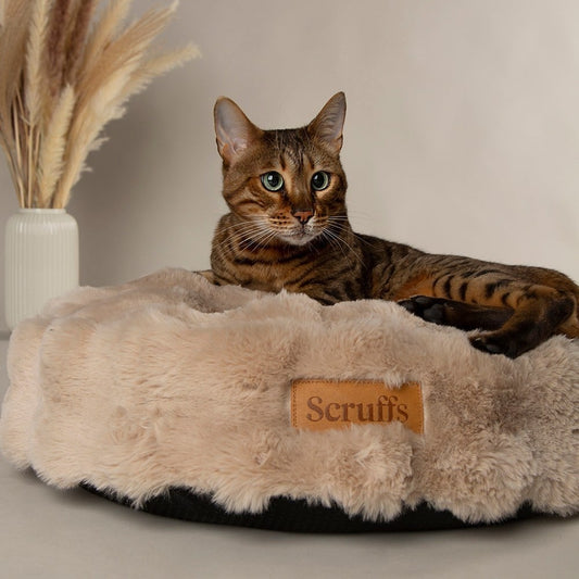 Scruffs - Alpine Cat Bed – One Size Champagne