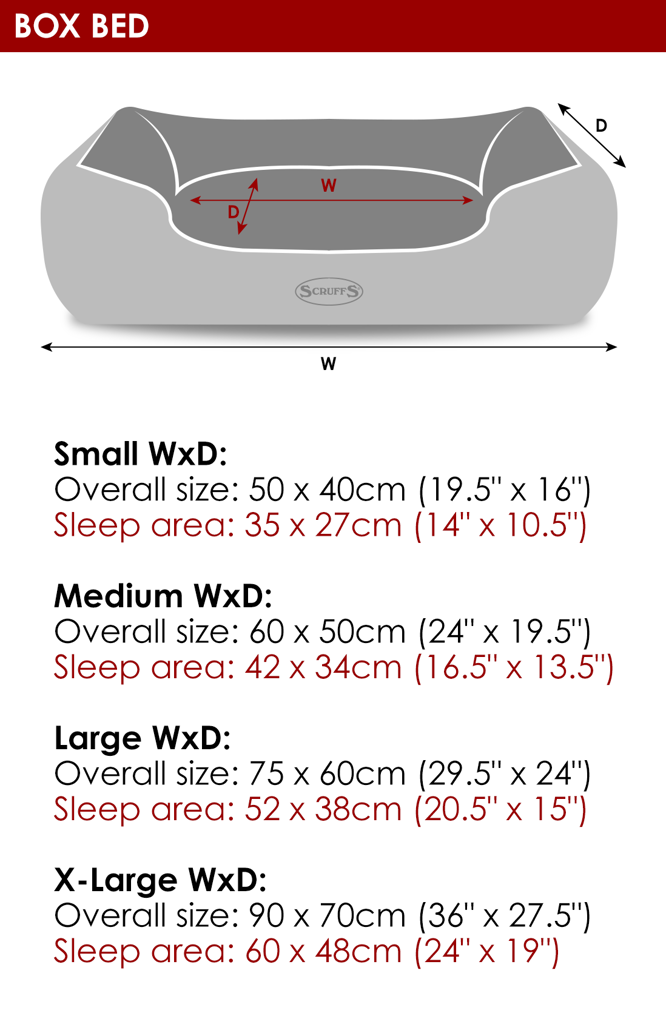 Scruffs Chester Box Bed Grijs - Small - 50 x 40 cm - Hondenbuggyspecialist.nl