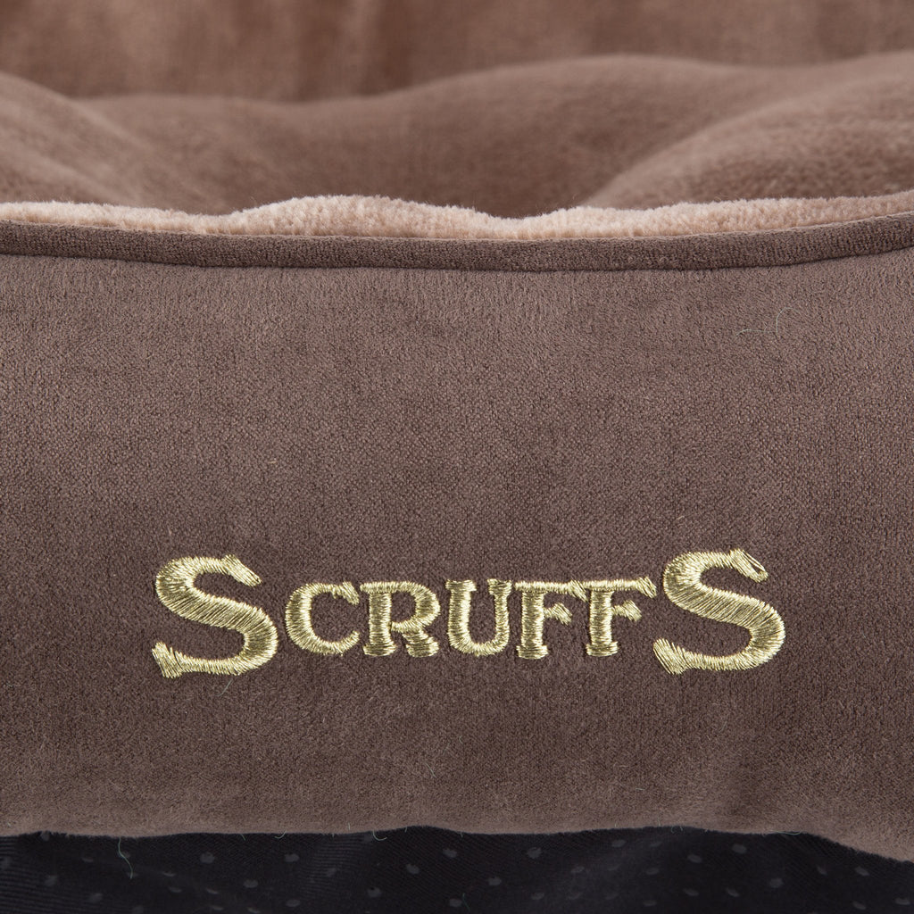 Scruffs Chester Box Bed - Chocolade bruin - Extra Large - 90 x 70 cm - Hondenbuggyspecialist.nl