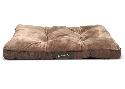 Scruffs Chester Mattress Chocolade bruin -  Large - 100 x 70 cm - Hondenbuggyspecialist.nl