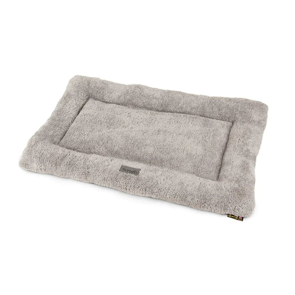 Scruffs Cosy Crate Mat Grijs Large - 105 x 72 cm - Hondenbuggyspecialist.nl