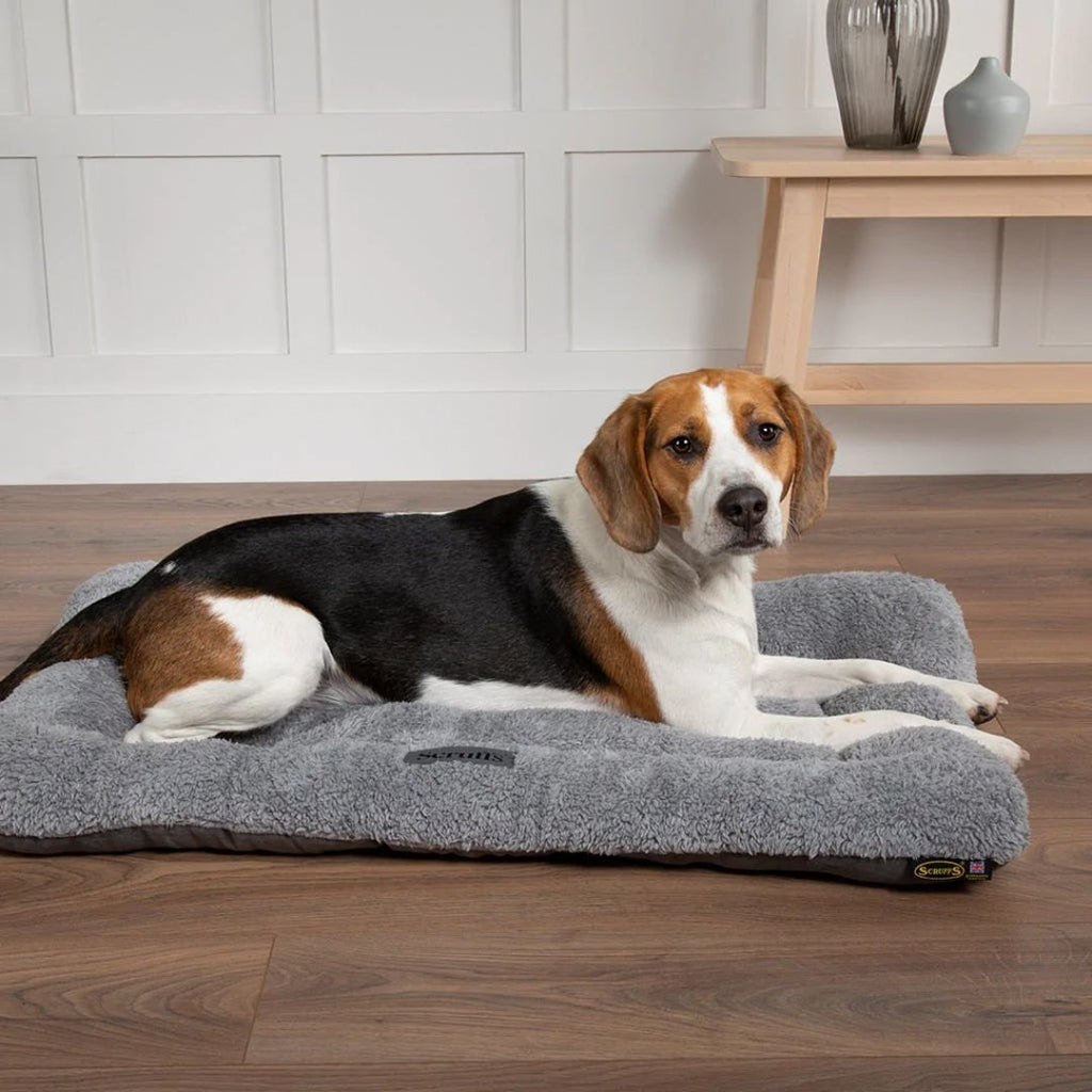 Scruffs Cosy Crate Mat Grijs - Extra Large -  120 x 77 cm - Hondenbuggyspecialist.nl