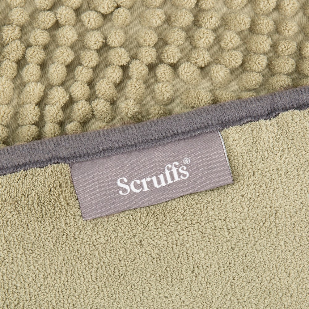 Scruffs - Expedition Deluxe Noodle Dog Drying Coat Kleur: Sage Green Maat: X-Large